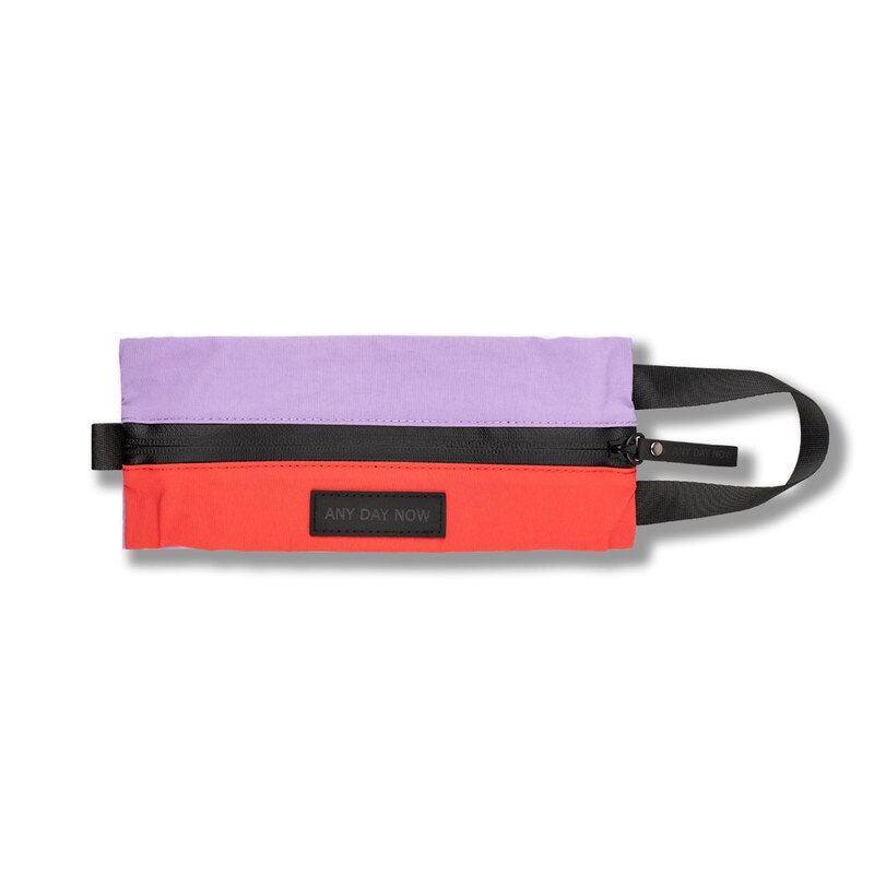 Any Day Now Pouch Small Lilac/Red