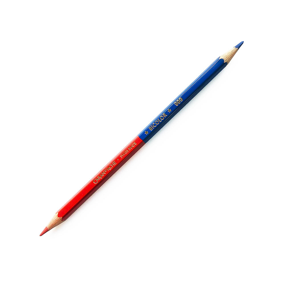 Caran D'Ache Prismalo Bicolor Pencil Red/Blue