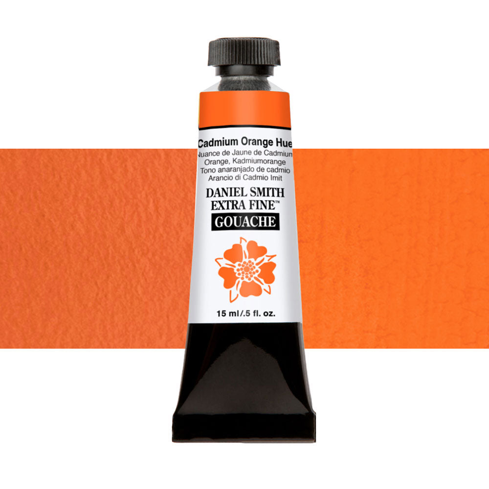 Daniel Smith Extra Fine Gouache 15mL Cadmium Orange Hue Series 3