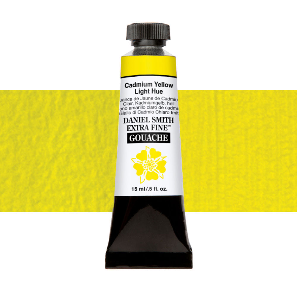 Daniel Smith Extra Fine Gouache 15mL Cadmium Yellow Light Hue Series 3