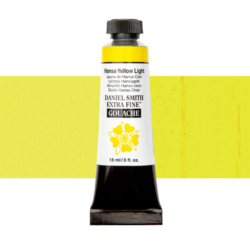 Daniel Smith Extra Fine Gouache 15mL Hansa Yellow Light Series 1