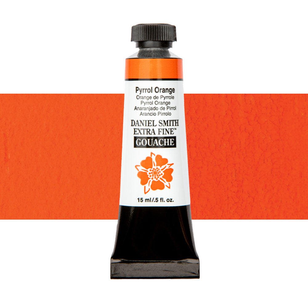 Daniel Smith Extra Fine Gouache 15mL Pyrrol Orange Series 2