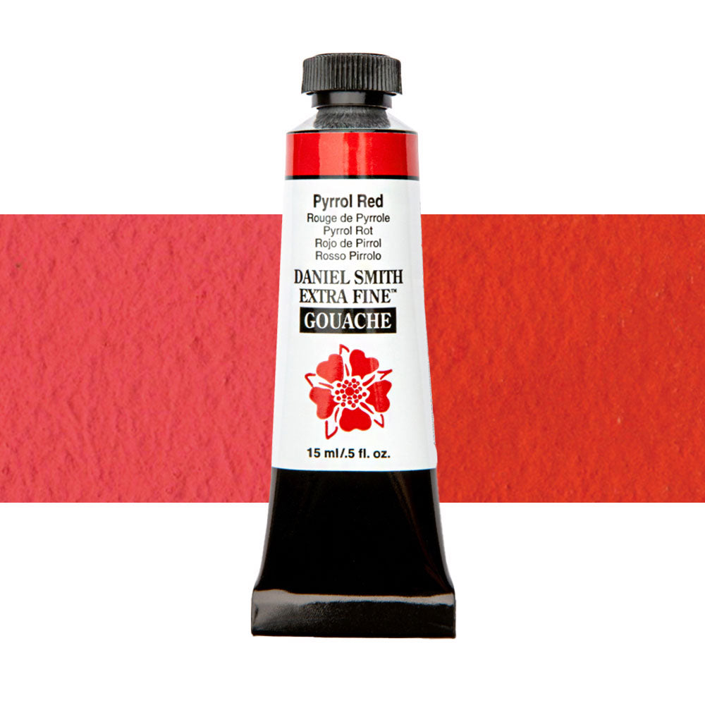 Daniel Smith Extra Fine Gouache 15mL Pyrrole Red Series 3