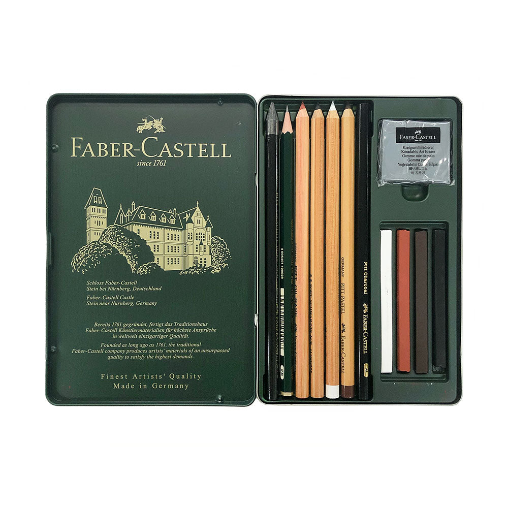 Faber-Castell PITT Monochrome Set of 12