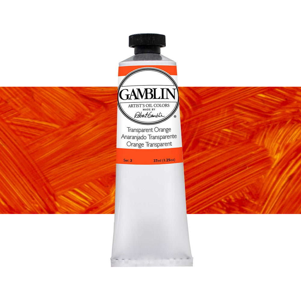 Gamblin Artist Grade Oil Color, 37ml, Naples Orange 