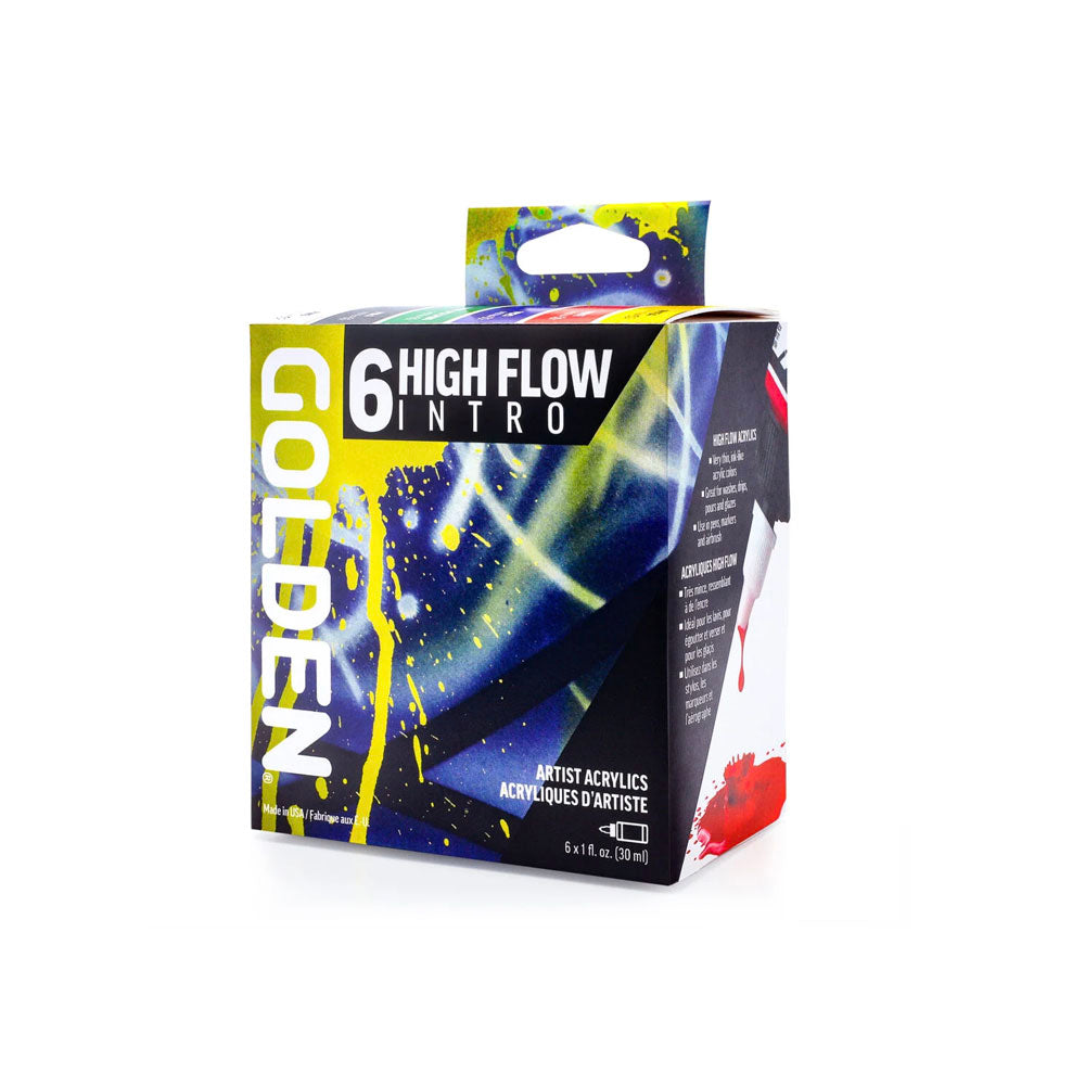 Golden High Flow Acrylic Intro Set of 6 x 30mL