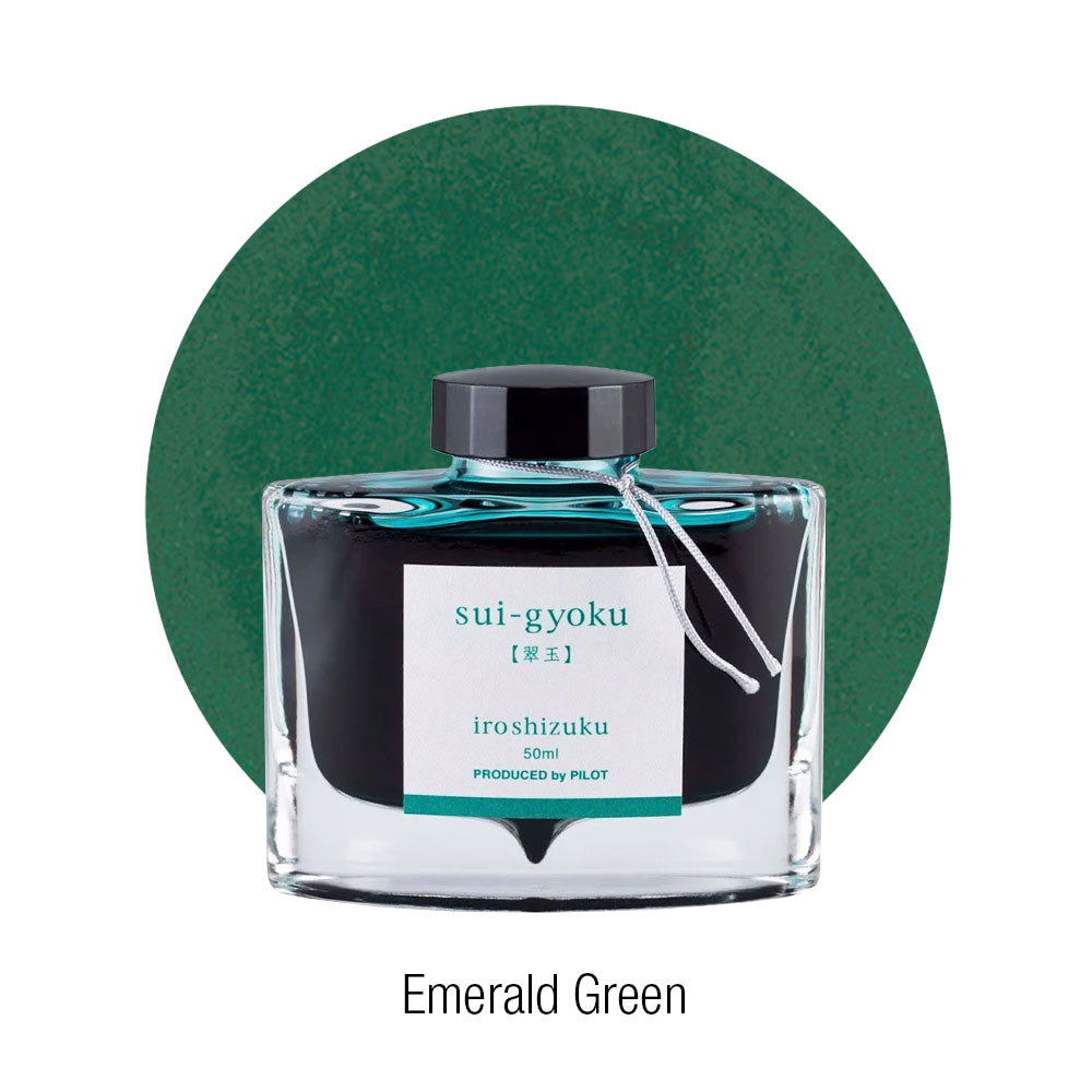 Pilot Iroshizuku Ink 50mL Emerald Green Sui-gyoku