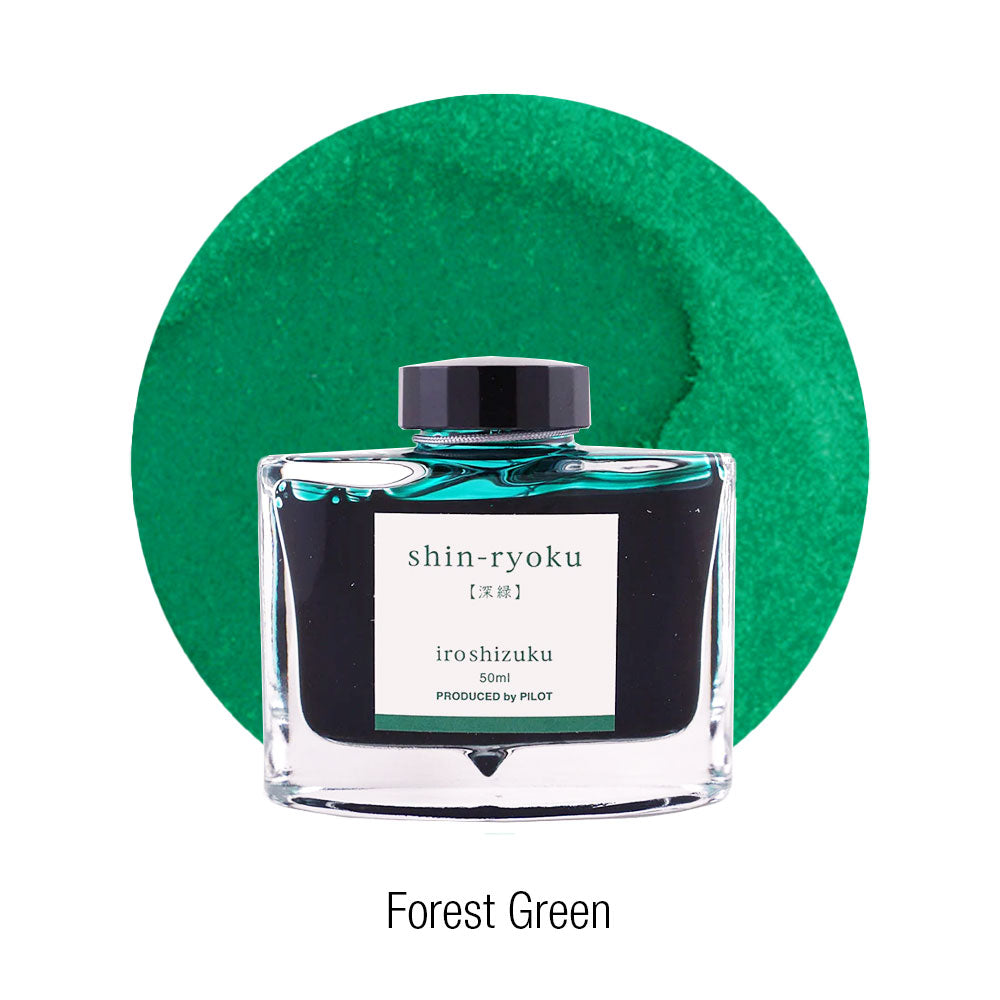 Pilot Iroshizuku Ink 50mL Forest Green Shin-ryoku