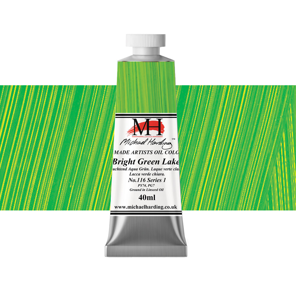 Michael Harding Oil 40mL Bright Green Lake Series 1