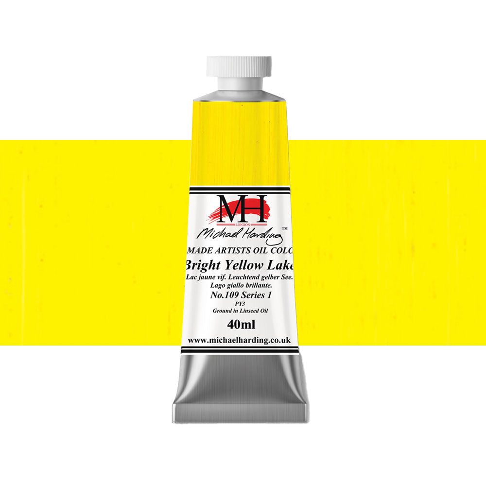 Michael Harding Oil 40mL Bright Yellow Lake Series 1