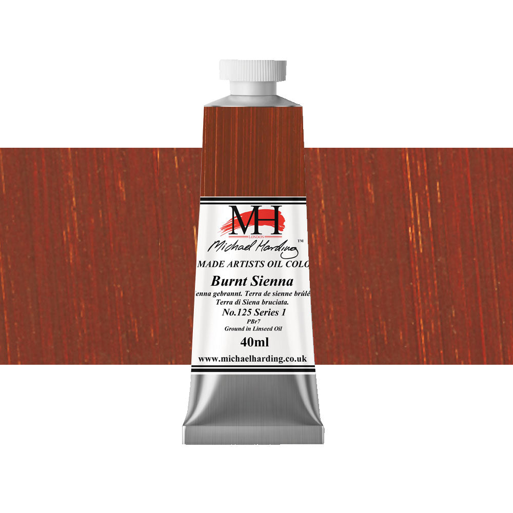 Michael Harding Oil 40mL Burnt Sienna Series 1