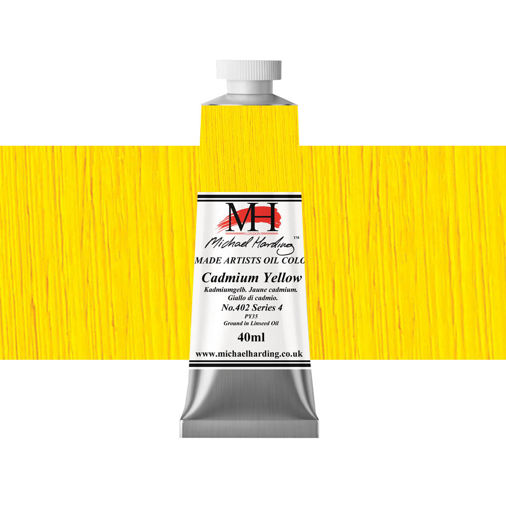 Michael Harding Oil 40mL Cadmium Yellow Series 4