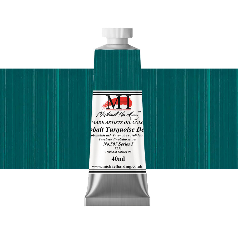 Michael Harding Oil 40mL Cobalt Turquoise Deep Series 5