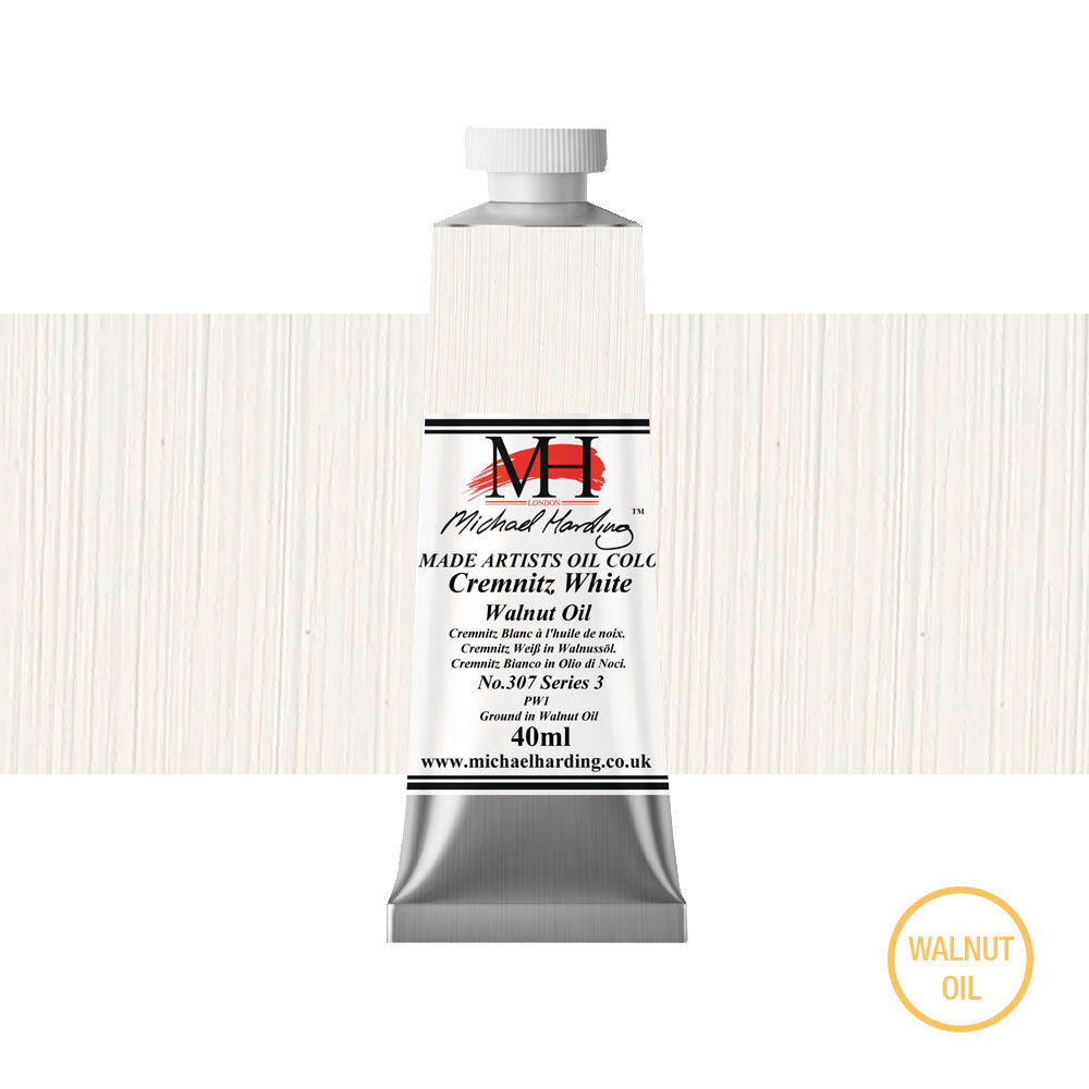 Michael Harding Oil 40mL Cremnitz White 307 Series 3 Walnut Oil