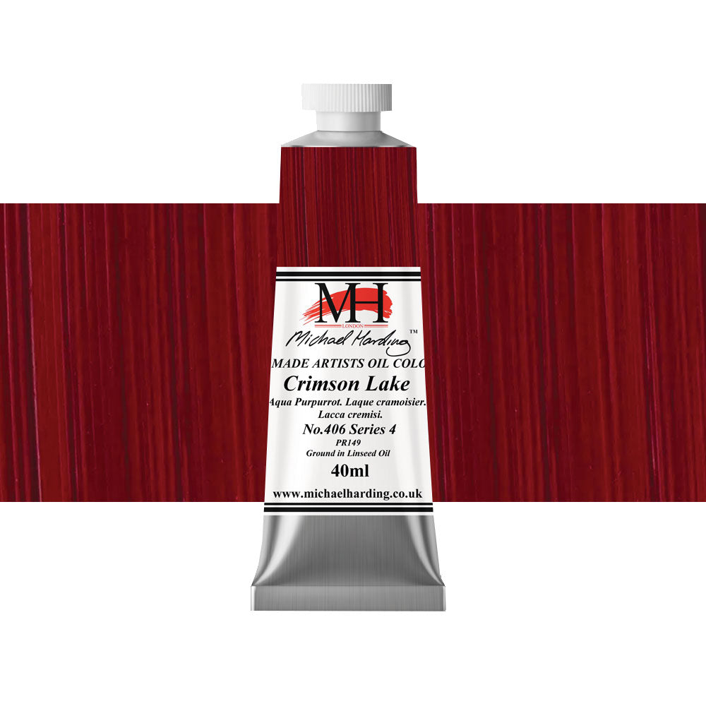 Michael Harding Oil 40mL Crimson Lake Series 4