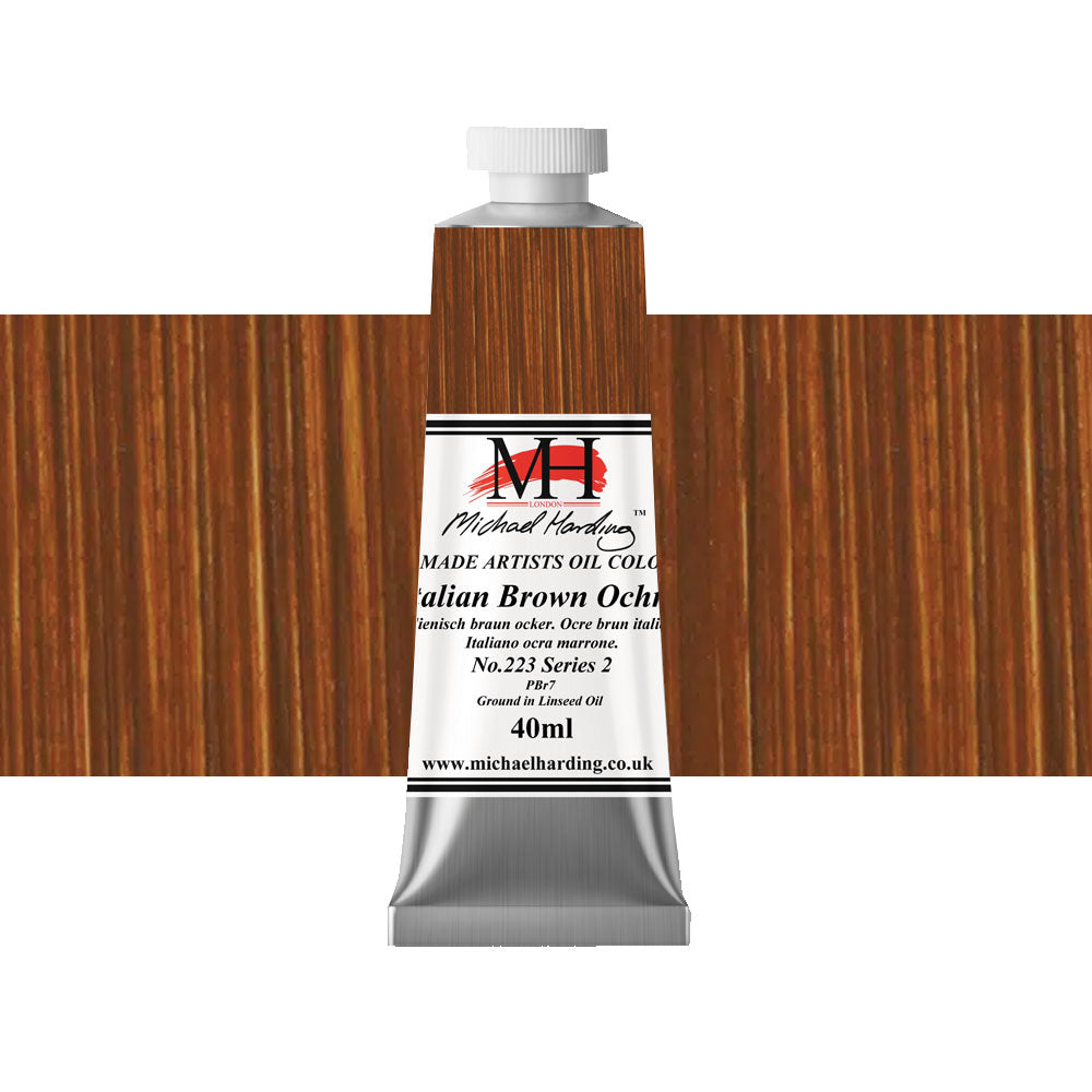 Michael Harding Oil 40mL Italian Brown Ochre Series 2