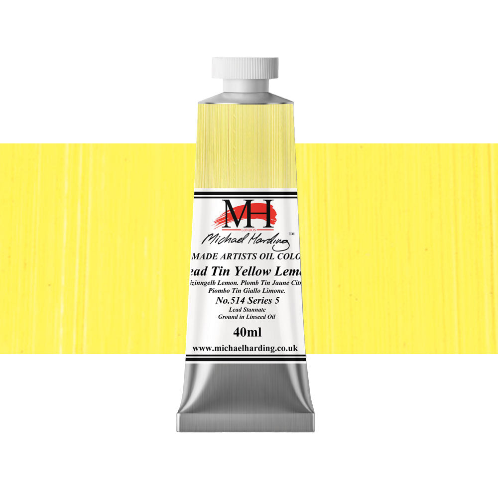 Michael Harding Oil 40mL Lead Tin Yellow Lemon Series 5