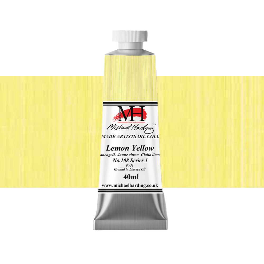 Michael Harding Oil 40mL Lemon Yellow Series 1