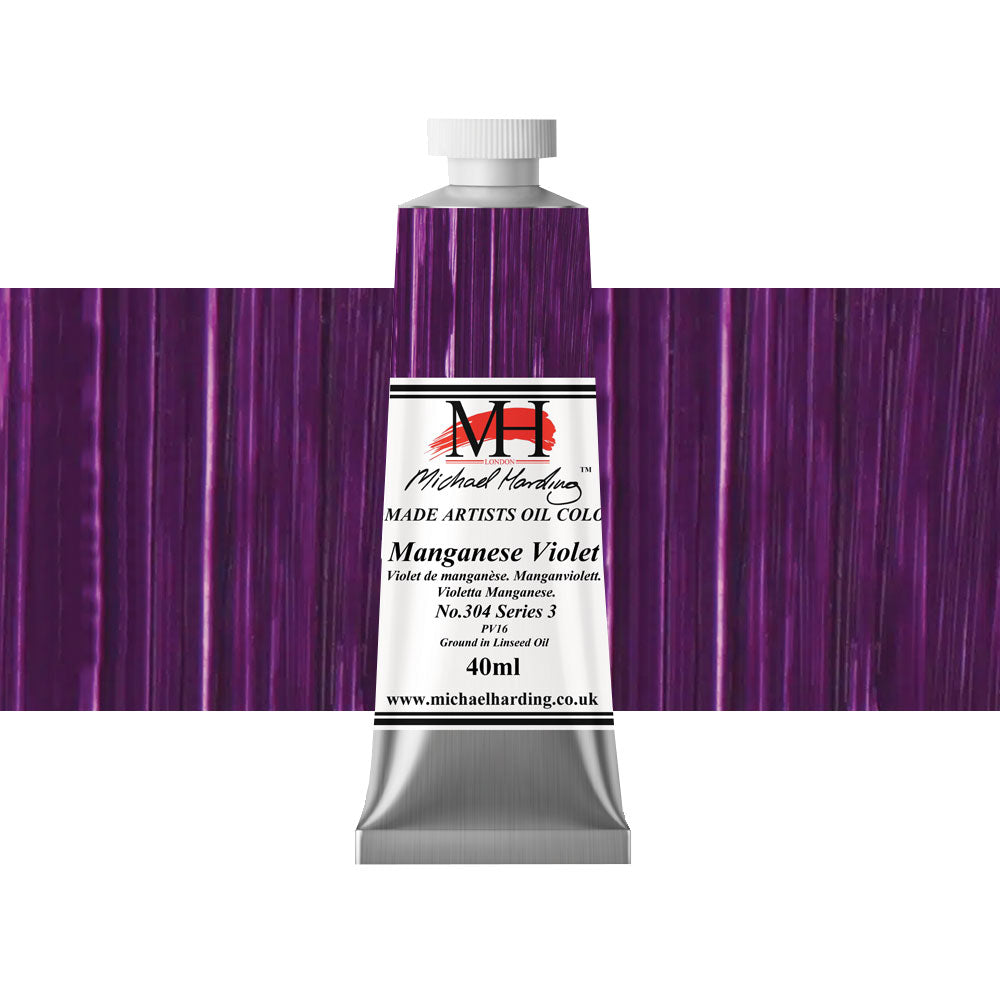 Michael Harding Oil 40mL Manganese Violet Series 3