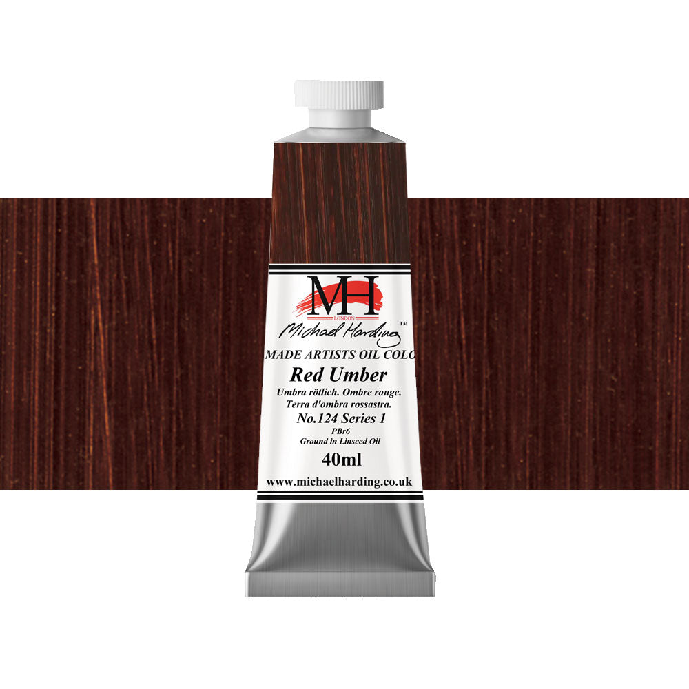 Michael Harding Oil 40mL Red Umber Series 1