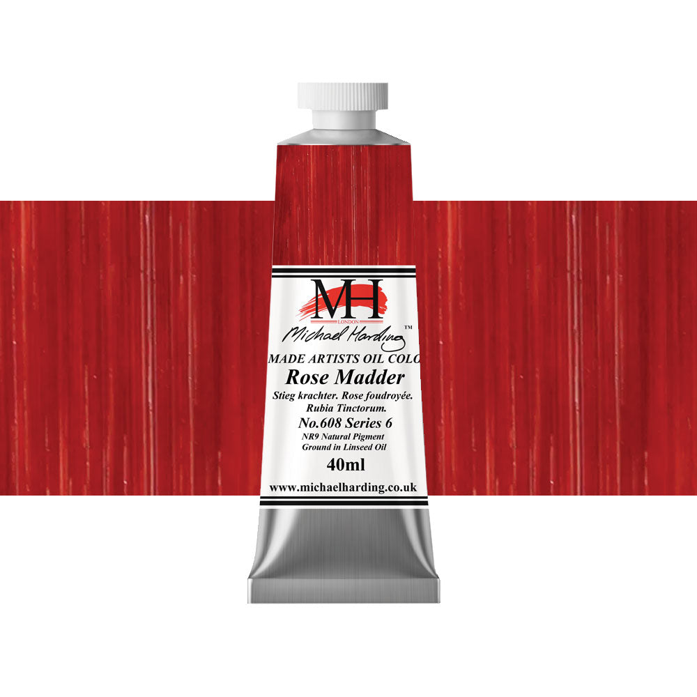 Michael Harding Oil Colour 40mL Rose Madder Series 6