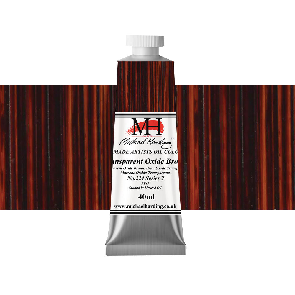 Michael Harding Oil 40mL Transparent Oxide Brown Series 2