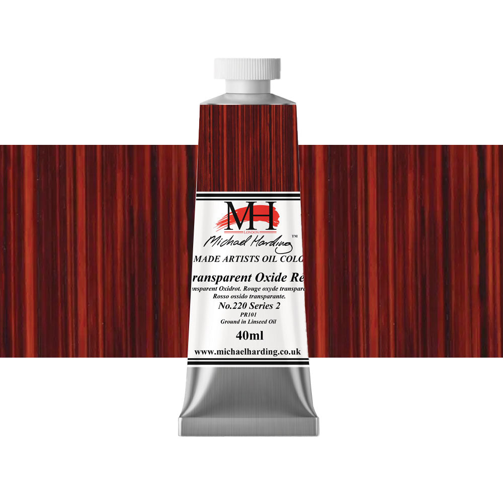 Michael Harding Oil 40mL Transparent Oxide Red Series 2