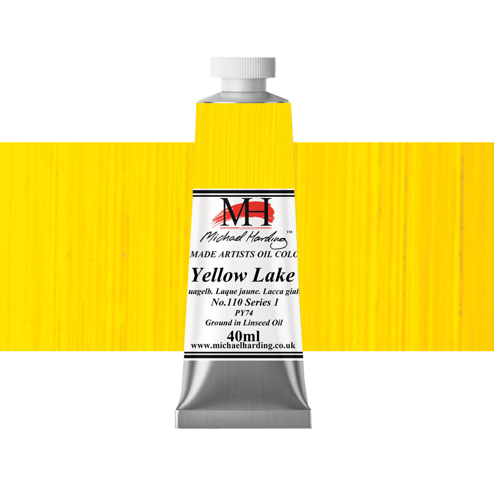 Michael Harding Oil 40mL Yellow Lake Series 1