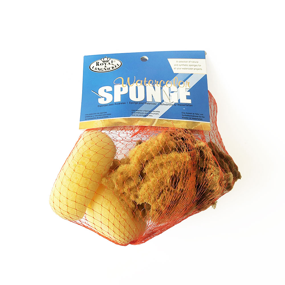 R&L Watercolour Sponges Assorted Pack of 5