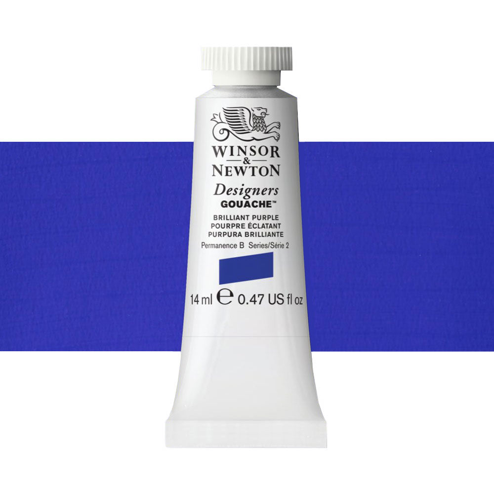 Winsor & Newton Designers Gouache 14mL Brilliant Purple Melbourne Google Australia