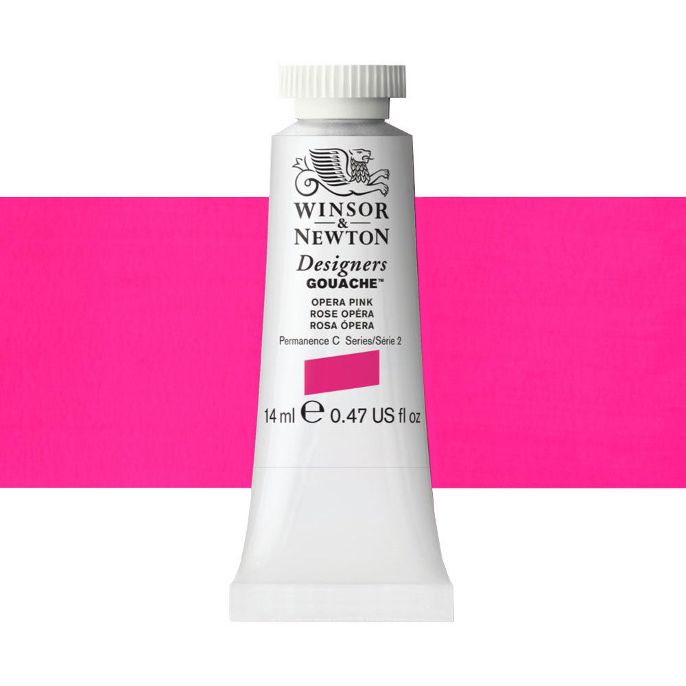 Winsor & Newton Designers Gouache 14mL Opera Pink