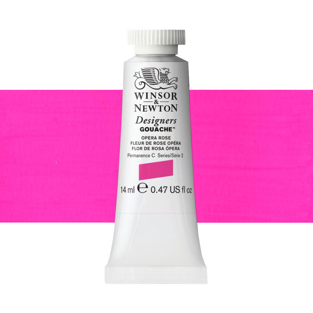 Winsor & Newton Designers Gouache 14mL Opera Rose