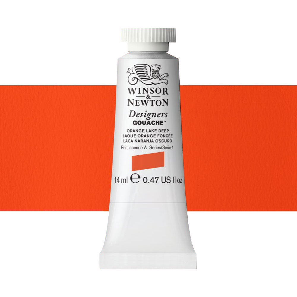 Winsor & Newton Designers Gouache 14mL Orange Lake Deep