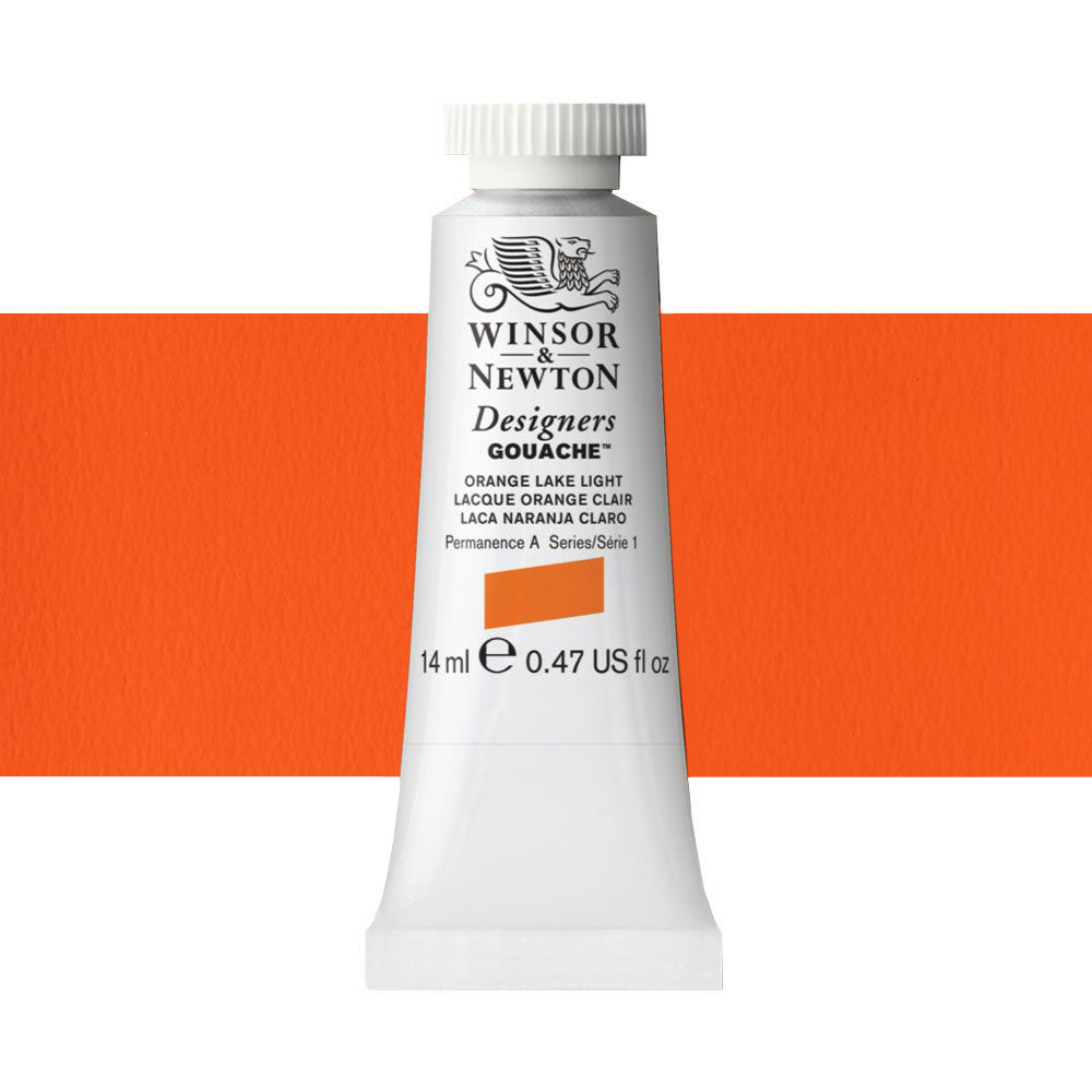 Winsor & Newton Designers Gouache 14mL Orange Lake Light