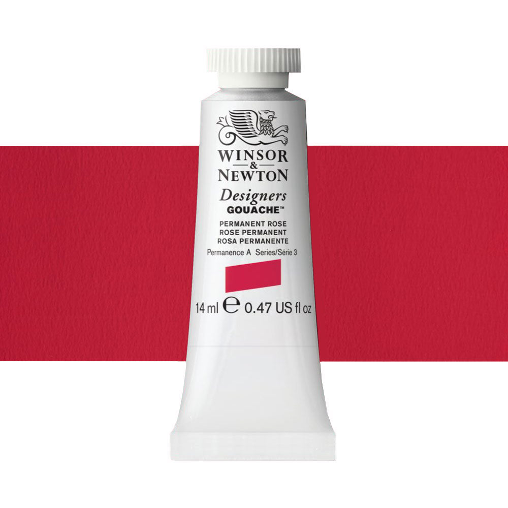 Winsor & Newton Designers Gouache 14mL Permanent Rose