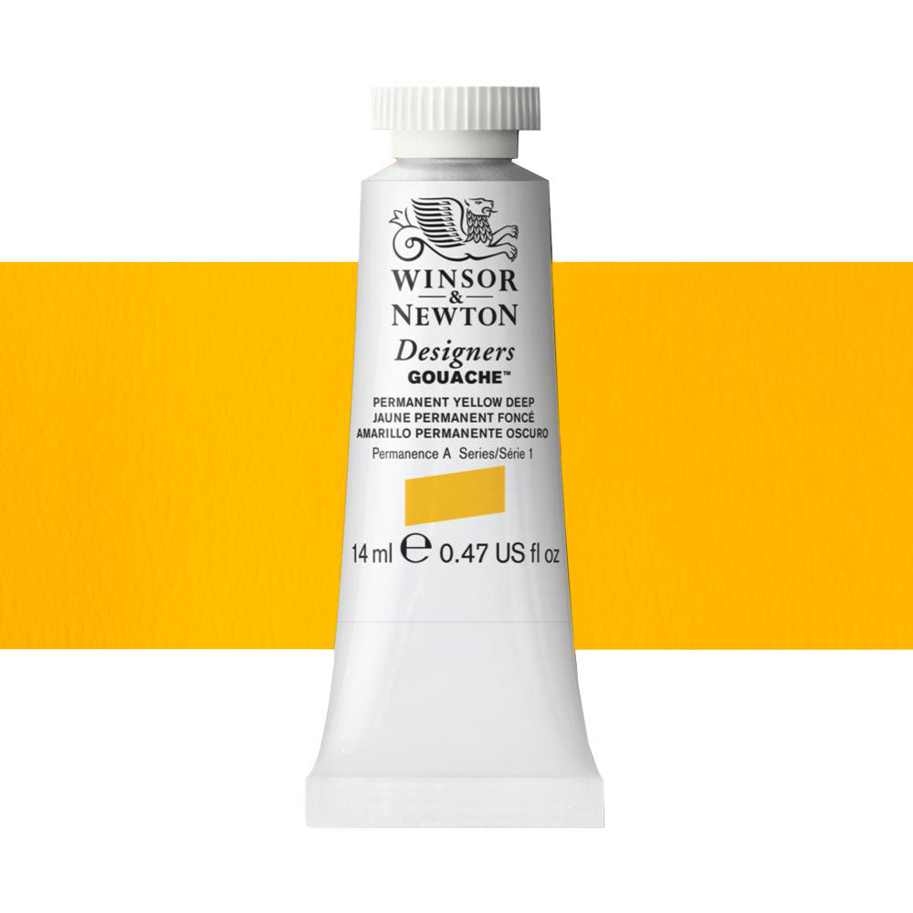 Winsor & Newton Designers Gouache 14mL Permanent Yellow