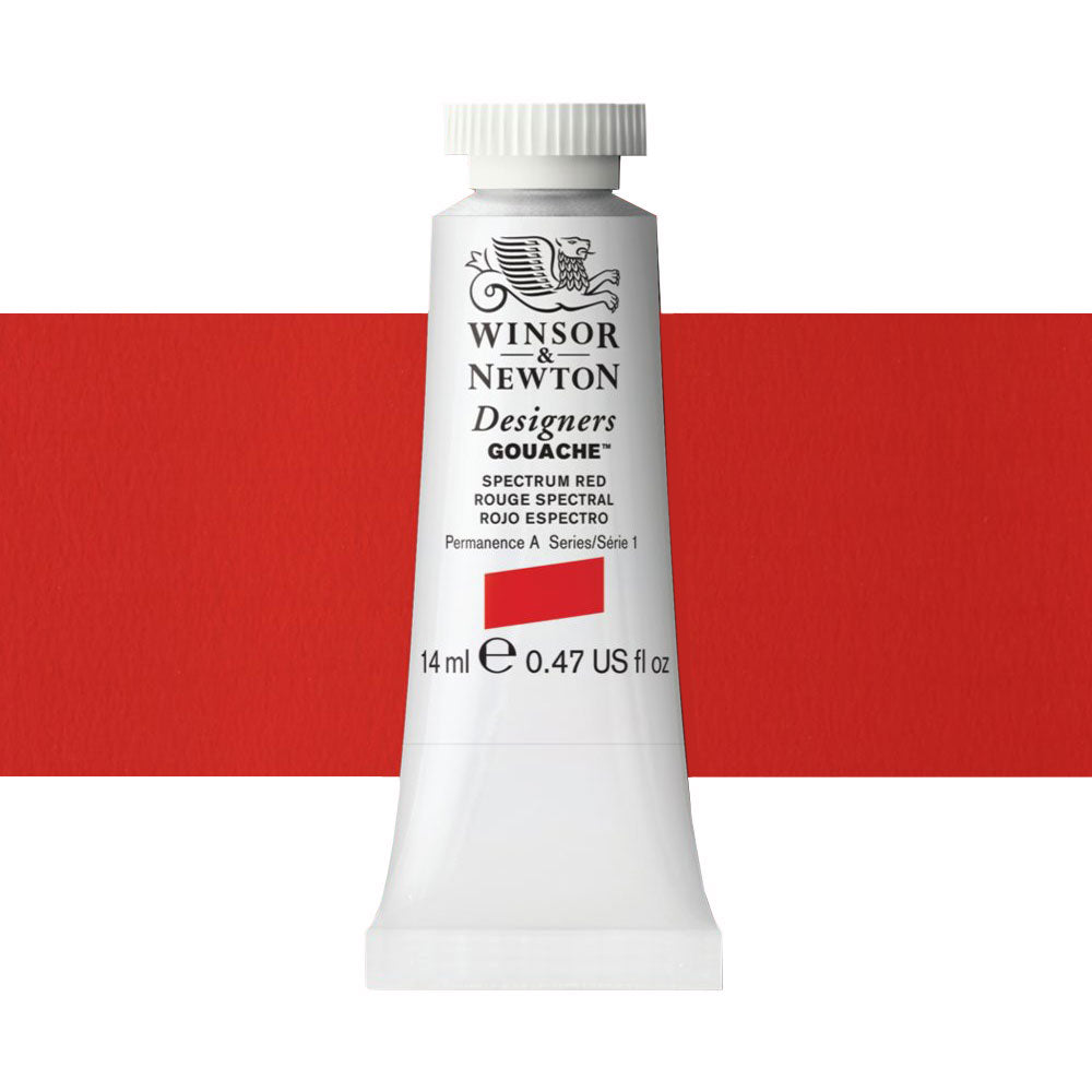 Winsor & Newton Designers Gouache 14mL Spectrum Red