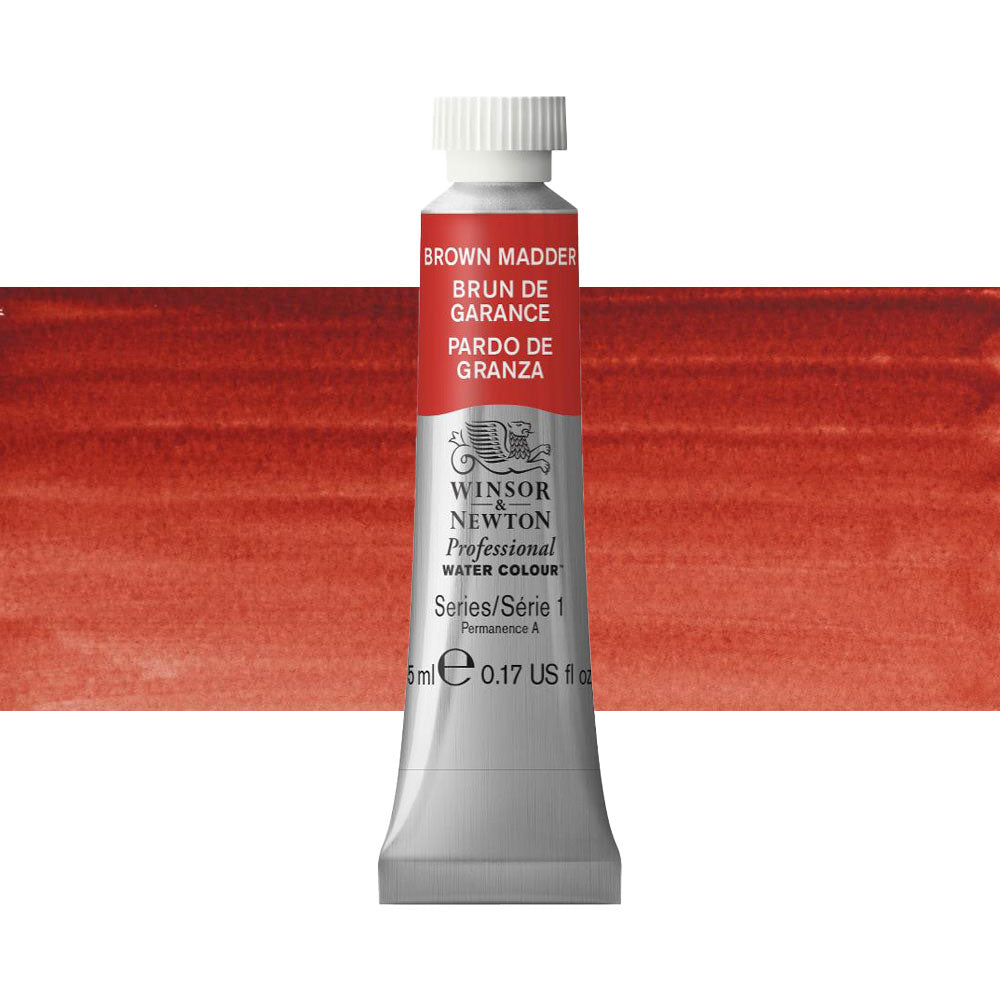 Winsor & Newton Professional Watercolour 5mL Series 1 Brown Madder