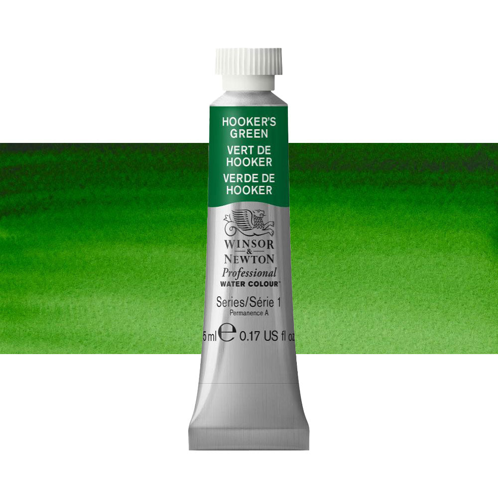 Winsor & Newton Professional Watercolour 5mL Series 1 Hookers Green