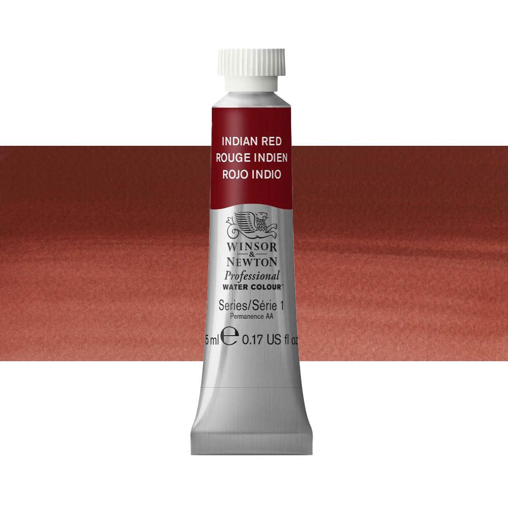 Winsor & Newton Professional Watercolour 5mL Series 1 Indian Red