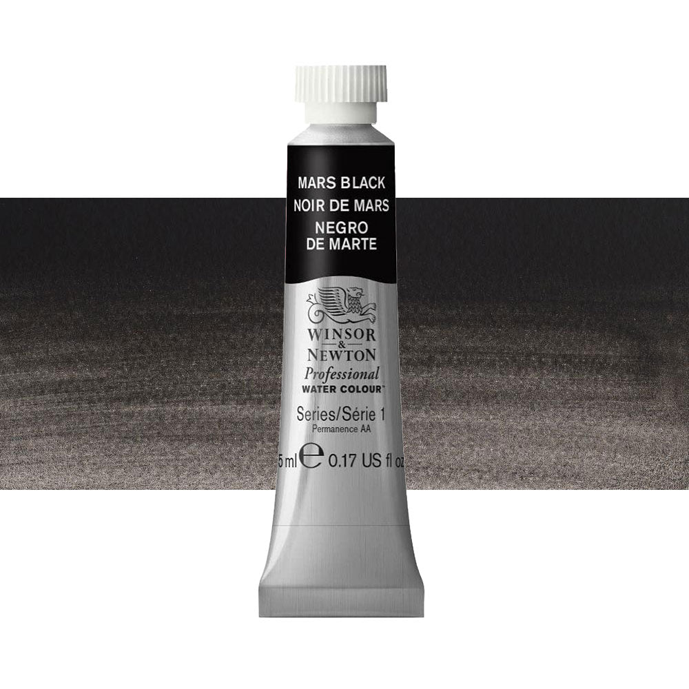 Winsor & Newton Professional Watercolour 5mL Series 1 Mars Black