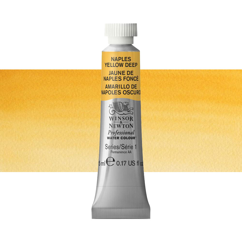 Winsor & Newton Professional Watercolour 5mL Series 1 Naples Yellow Deep