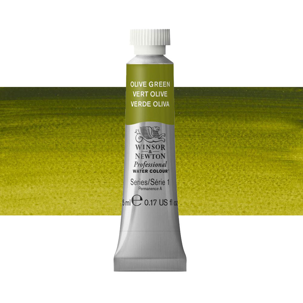 Winsor & Newton Professional Watercolour 5mL Series 1 Olive Green