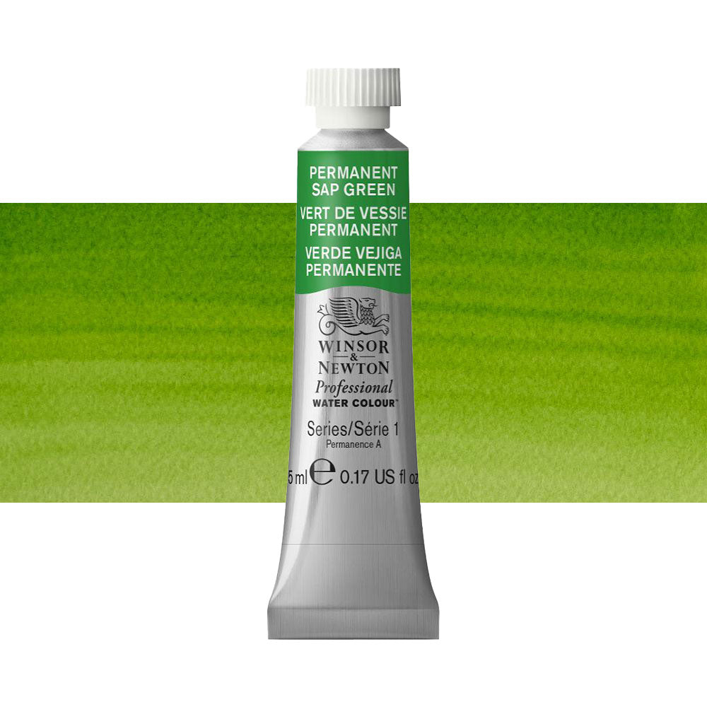 Winsor & Newton Professional Watercolour 5mL Series 1 Permanent Sap Green