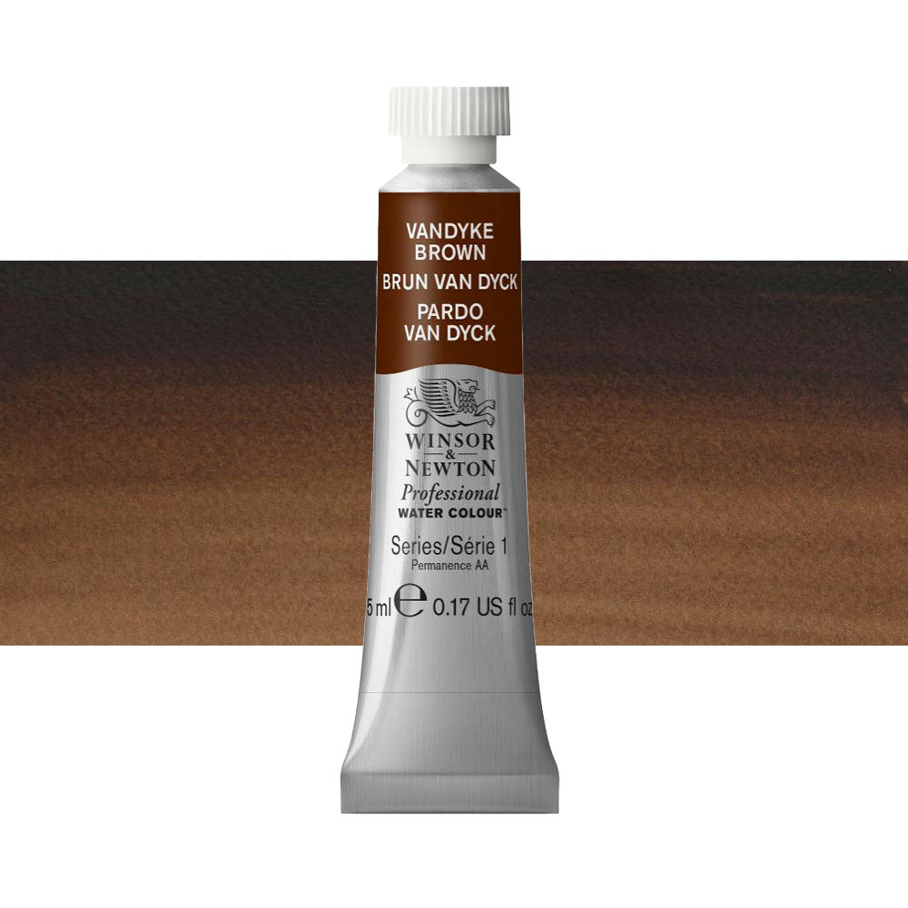 Winsor & Newton Professional Watercolour 5mL Series 1 Vandyke Brown