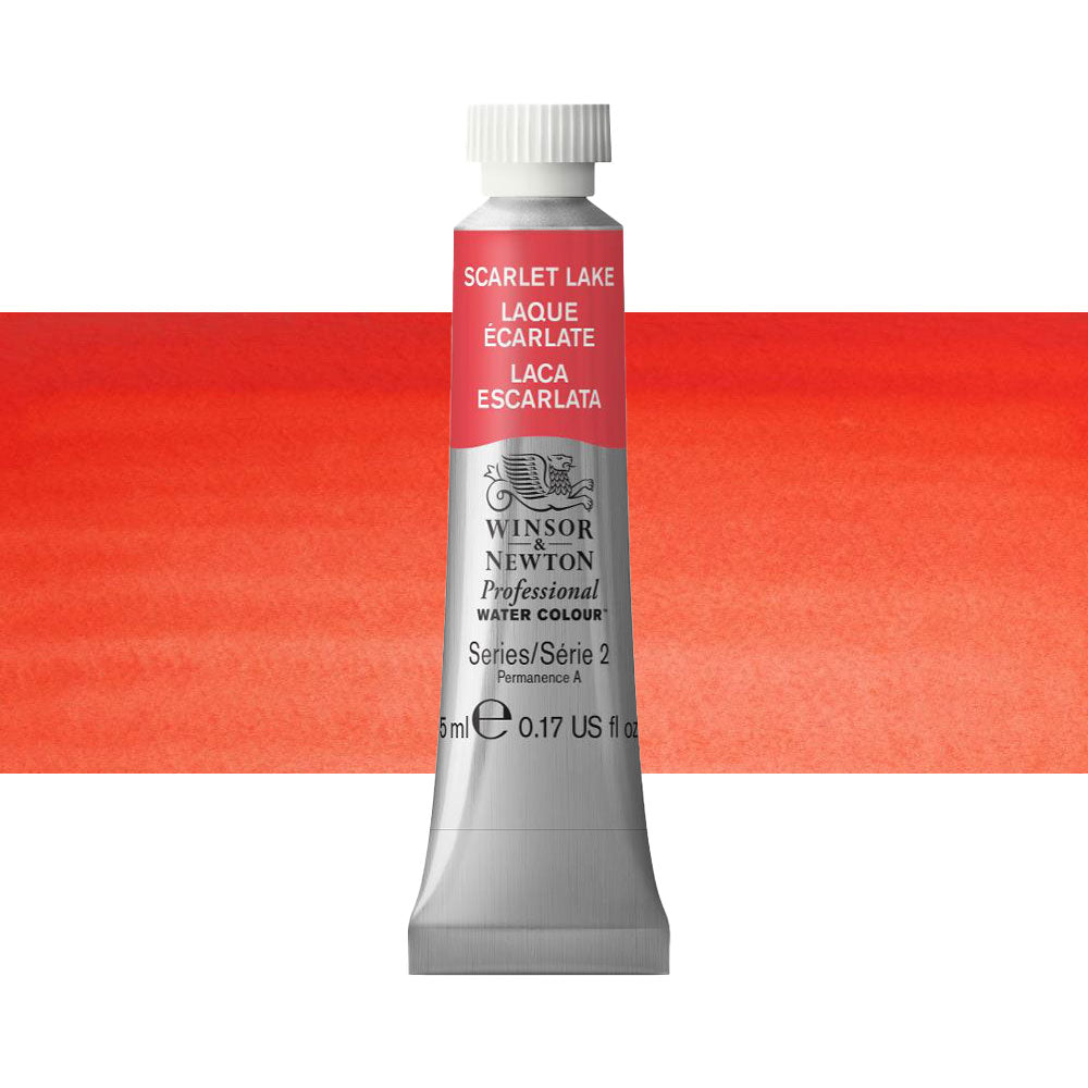 Winsor & Newton Professional Watercolour 5mL Series 2 Scarlet Lake